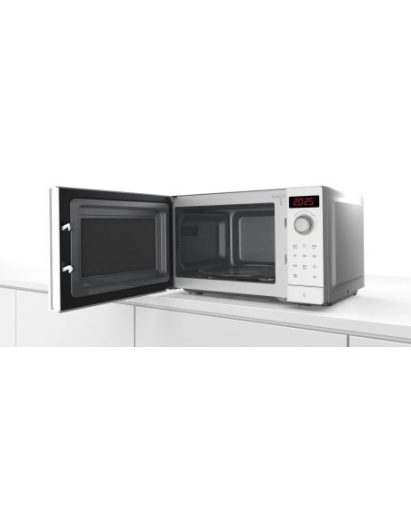 Bosch Serie 2 Ffl023Mw0 Kuchenka Mikrofalowa Biały Mikrofalówka Solo Blat 20 L 800 W