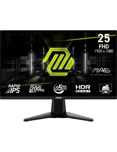 Msi Mag 255F E20 Monitor Komputerowy 62,2 Cm (24.5") 1920 X 1080 Px Full Hd Lcd Czarny