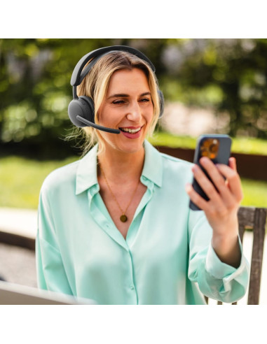 Logitech Zone Wireless 2 Es Zestaw Słuchawkowy Przewodowy I Bezprzewodowy Opaska Na Głowę Połączenia/Muzyka Usb Type-C Bluetooth