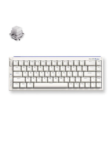 Mchose Mc-Ace68Turbo-6 Klawiatura Gaming Usb Biały