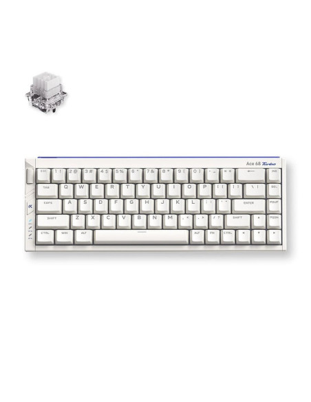 Mchose Mc-Ace68Turbo-6 Klawiatura Gaming Usb Biały