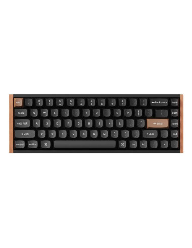Keychron K6 He Klawiatura Uniwersalne Usb + Bluetooth Brązowy, Czarny