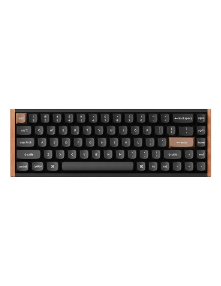 Keychron K6 He Klawiatura Uniwersalne Usb + Bluetooth Brązowy, Czarny