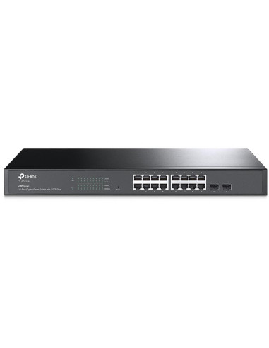 Tp-Link Jetstream Tl-Sg2218 Przełącznik Sieciowy Zarządzany L2/L2+ Gigabit Ethernet (10/100/1000) 1U Czarny