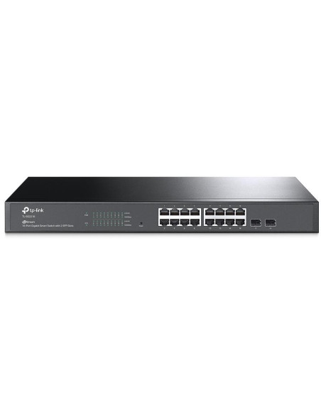 Tp-Link Jetstream Tl-Sg2218 Przełącznik Sieciowy Zarządzany L2/L2+ Gigabit Ethernet (10/100/1000) 1U Czarny
