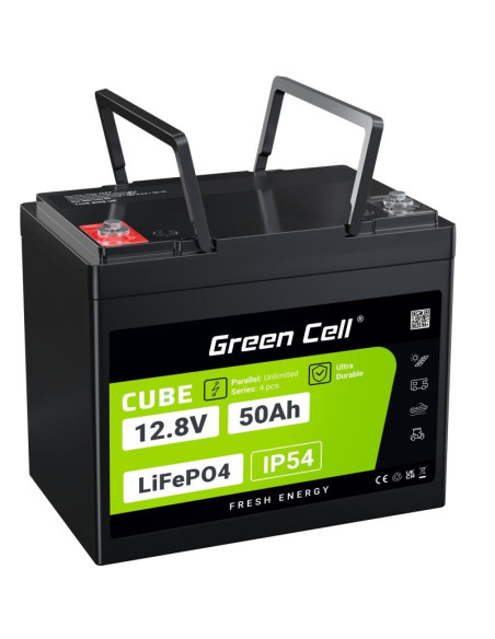 Green Cell Cube Akumulator Lifepo4 50Ah 12V/12.8V 640Wh Lfpgc12V50Ah