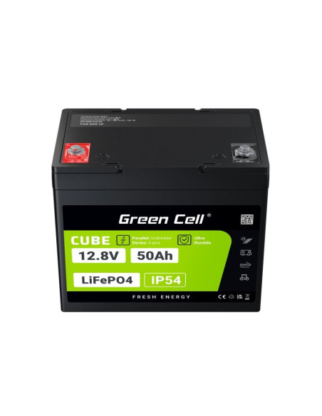Green Cell Cube Akumulator Lifepo4 50Ah 12V/12.8V 640Wh Lfpgc12V50Ah