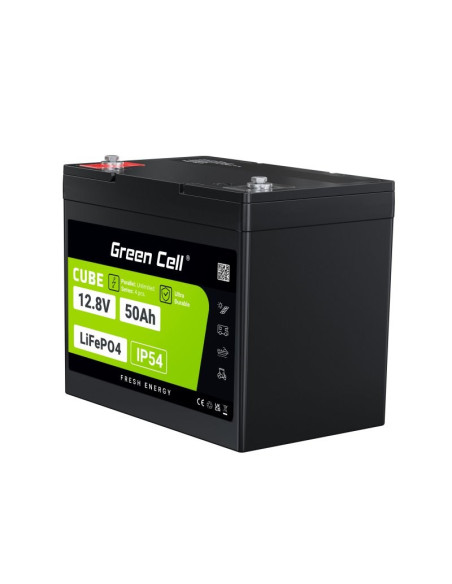 Green Cell Cube Akumulator Lifepo4 50Ah 12V/12.8V 640Wh Lfpgc12V50Ah