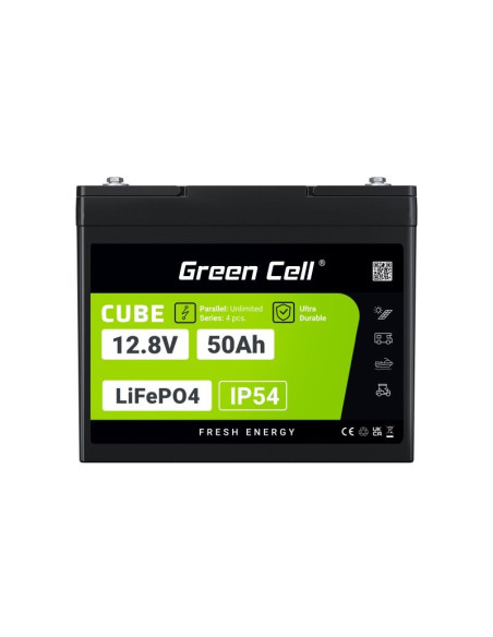 Green Cell Cube Akumulator Lifepo4 50Ah 12V/12.8V 640Wh Lfpgc12V50Ah
