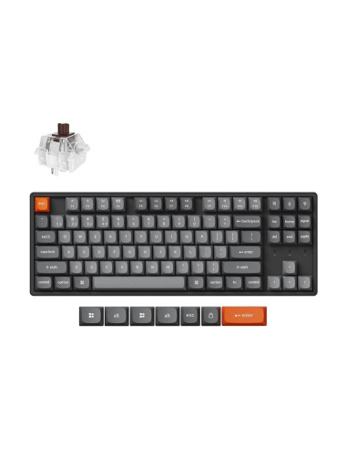 Keychron K8 Max Klawiatura Uniwersalne Usb + Rf Wireless + Bluetooth Czarny