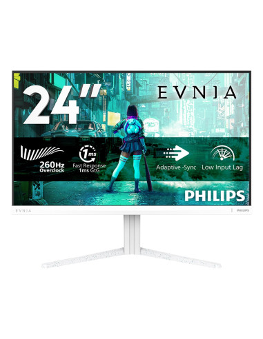 Philips Evnia 3000 24M2N3201Pl/00 Monitor Komputerowy 60,5 Cm (23.8") 1920 X 1080 Px Full Hd Lcd Biały
