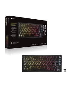 Corsair K65 Plus Klawiatura Gaming Usb + Rf Wireless + Bluetooth Qwerty Us English Czarny 2