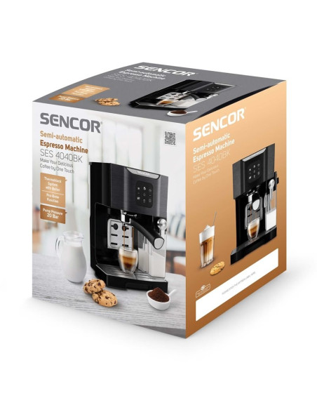 Sencor Ses 4040Bk Półautomatyczny Ekspres Do Espresso 1,4 L