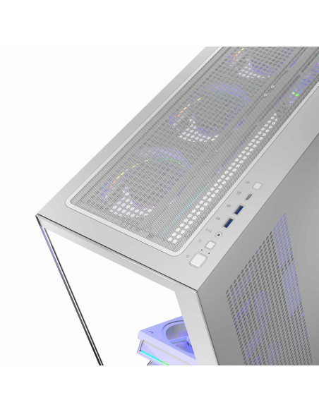 Modecom Obudowa Volcano Stellar Argb Midi 8F Biała