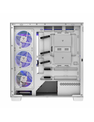 Modecom Obudowa Volcano Stellar Argb Midi 8F Biała
