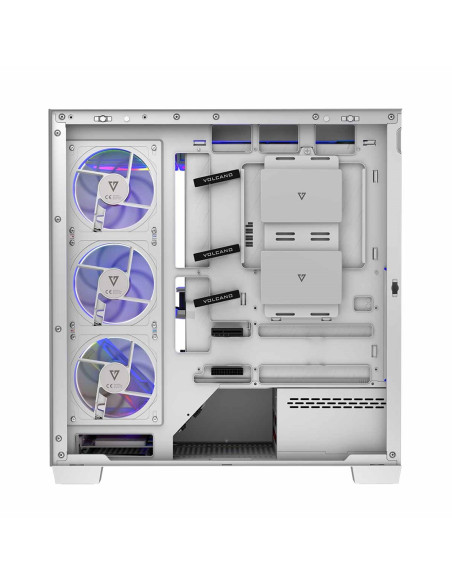 Modecom Obudowa Volcano Stellar Argb Midi 8F Biała