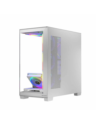 Modecom Obudowa Volcano Stellar Argb Midi 8F Biała