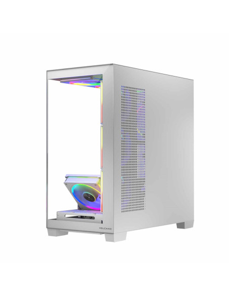 Modecom Obudowa Volcano Stellar Argb Midi 8F Biała