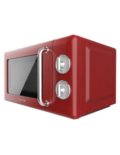 Cecotec 01710 Kuchenka Mikrofalowa Czerwony, Stal Nierdzewna Mikrofalówka Grill Blat 20 L 700 W 2