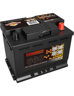 Akumulator Agm Samochodowy Start-Stop Powerbat L2 12 V 60 Ah