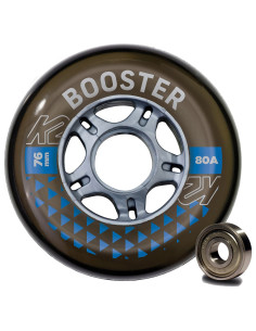 Kółka K2 Booster 76Mm 80A 8-Wheel Pack W Ilq 5   One Size