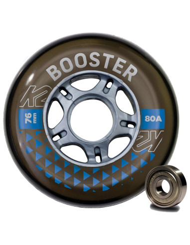 Kółka K2 Booster 76Mm 80A 8-Wheel Pack W Ilq 5   One Size