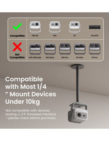 Jmgo Ceiling Mount Uchwyt Do Montażu Projektora Sufit Szary