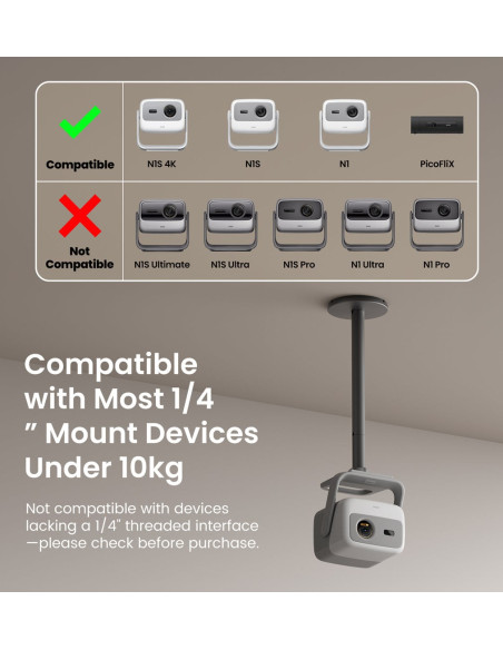 Jmgo Ceiling Mount Uchwyt Do Montażu Projektora Sufit Szary