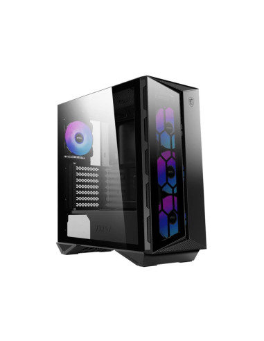 Obudowa Komputerowa Msi Mpg Gungnir 110R Mid Tower Gaming Computer Case Black, Usb 3.2 Gen2 Type C, 4X 120Mm Argb Fan, Mystic Li