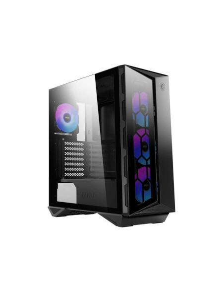 Obudowa Komputerowa Msi Mpg Gungnir 110R Mid Tower Gaming Computer Case Black, Usb 3.2 Gen2 Type C, 4X 120Mm Argb Fan, Mystic Li