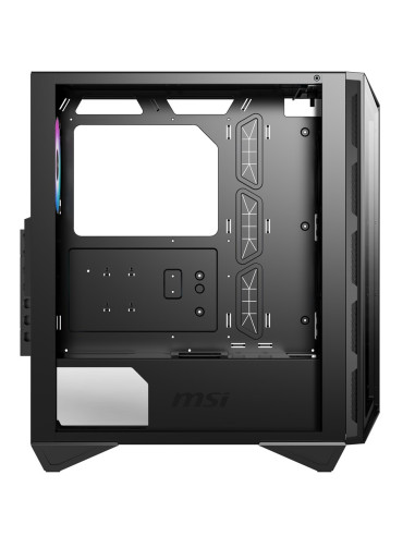 Obudowa Komputerowa Msi Mpg Gungnir 110R Mid Tower Gaming Computer Case Black, Usb 3.2 Gen2 Type C, 4X 120Mm Argb Fan, Mystic Li