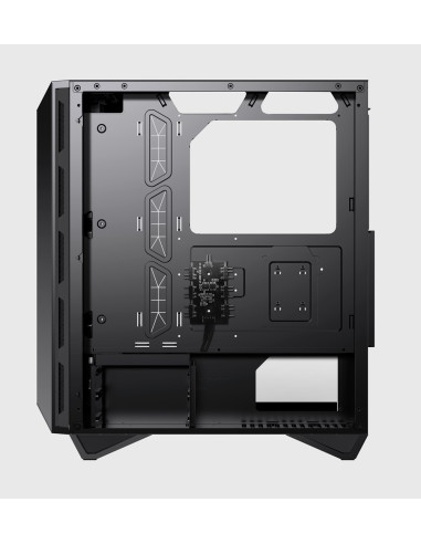 Obudowa Komputerowa Msi Mpg Gungnir 110R Mid Tower Gaming Computer Case Black, Usb 3.2 Gen2 Type C, 4X 120Mm Argb Fan, Mystic Li