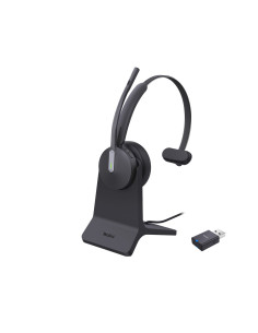 Yealink Wh64 Hybrid Mono With Charging Stand Headset Zestaw Słuchawkowy Bezprzewodowy Opaska Na Głowę Biuro/Centrum Telefoniczne