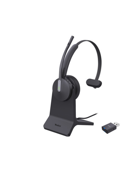 Yealink Wh64 Hybrid Mono With Charging Stand Headset Zestaw Słuchawkowy Bezprzewodowy Opaska Na Głowę Biuro/Centrum Telefoniczne