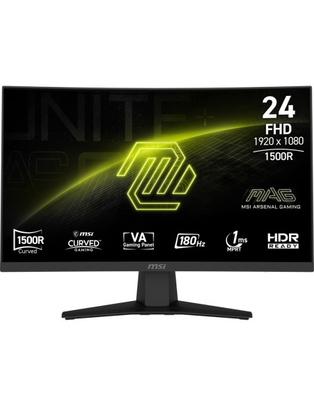 Msi Mag 244C Monitor Komputerowy 59,9 Cm (23.6") 1920 X 1080 Px Full Hd Lcd Czarny