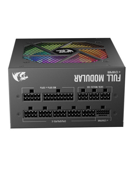 Redragon Gc-Ps007-1-V2 850W 80 Plus Gold Led Moduł Zasilaczy Czarny