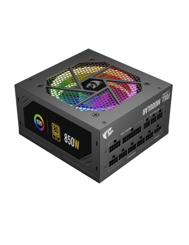 Redragon Gc-Ps007-1-V2 850W 80 Plus Gold Led Moduł Zasilaczy Czarny