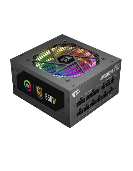 Redragon Gc-Ps007-1-V2 850W 80 Plus Gold Led Moduł Zasilaczy Czarny