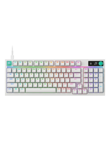 Logitech G G316 X 98 Klawiatura Gaming Usb Qwerty Angielski Biały