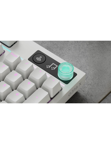 Logitech G G316 X 98 Klawiatura Gaming Usb Qwerty Angielski Biały