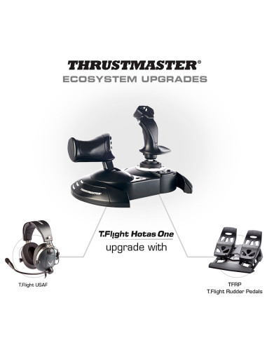 Thrustmaster T.flight Hotas One Czarny Usb Flight Sim Analogowa/Cyfrowa Pc, Xbox One, Xbox One S, Xbox One X