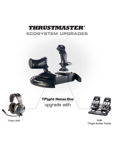 Thrustmaster T.flight Hotas One Czarny Usb Flight Sim Analogowa/Cyfrowa Pc, Xbox One, Xbox One S, Xbox One X