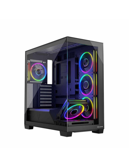 Modecom Obudowa Volcano Stellar Argb Midi 5F Czarna