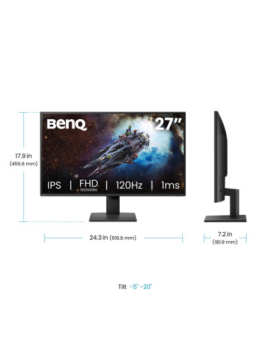 Monitor Benq Led 27" Gw2790P 120Hz