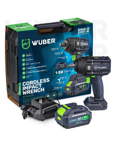 Klucz Udarowy Bezszczotkowy 20V W04604 Wuber