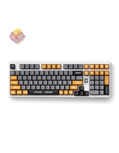 Mchose X Unbox Therapy - Ut98 Klawiatura Gaming Usb + Rf Wireless + Bluetooth Biały