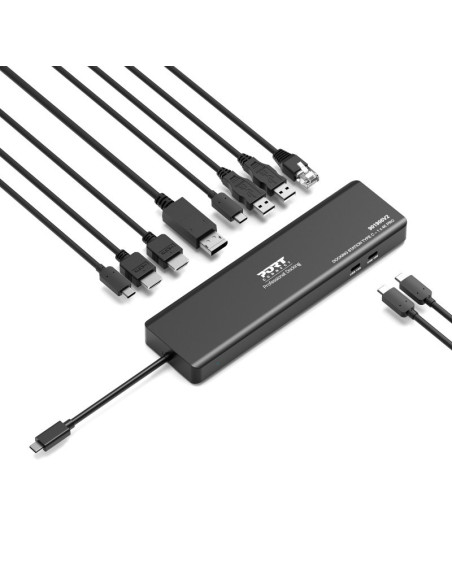 Port Designs Port Connect Mobilna Stacja Dokująca 1 X 4K Usb-C 9 Urządzeń 100 W