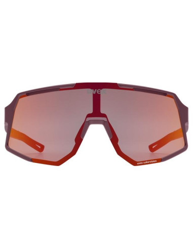 Uvex Sequenze Cv Okulary Do Wielu Sportów Unisex Półobwódkowe Czerwony