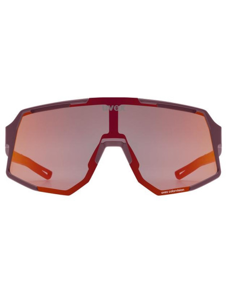 Uvex Sequenze Cv Okulary Do Wielu Sportów Unisex Półobwódkowe Czerwony