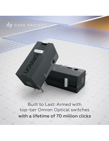 Dark Project Dpp_Novus_Pro_Bb Myszka Gaming Oburęczny Rf Wireless + Usb Type-C Optyczny 26000 Dpi